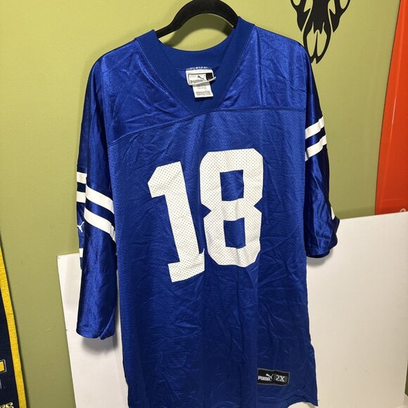 Puma Indianapolis Colts NFL Peyton Manning Jersey 2X - Picture 7 of 11